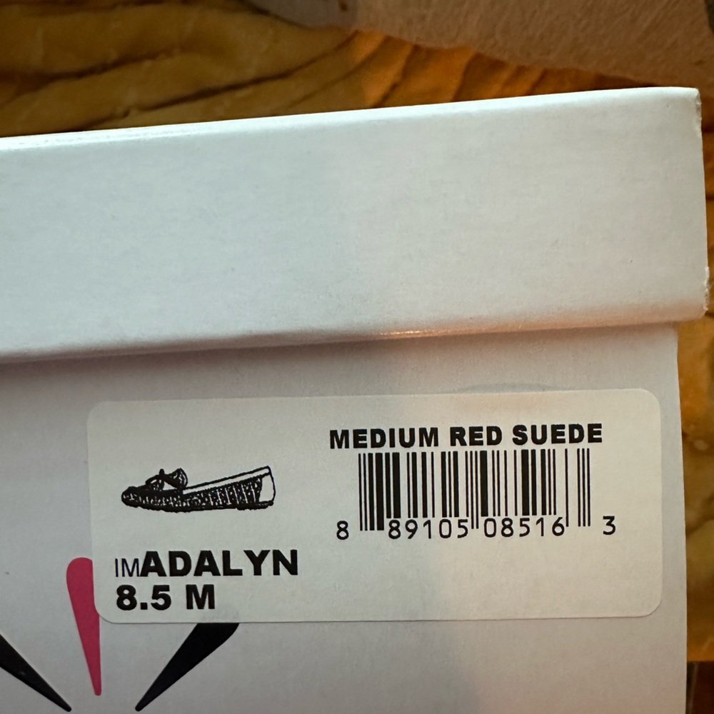 Isaac Mizrahi Adalyn Coral Perforated Suede Moccasins Loafer 8.5 - Picture 6 of 6
